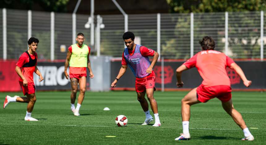 Malik Tillman im Training