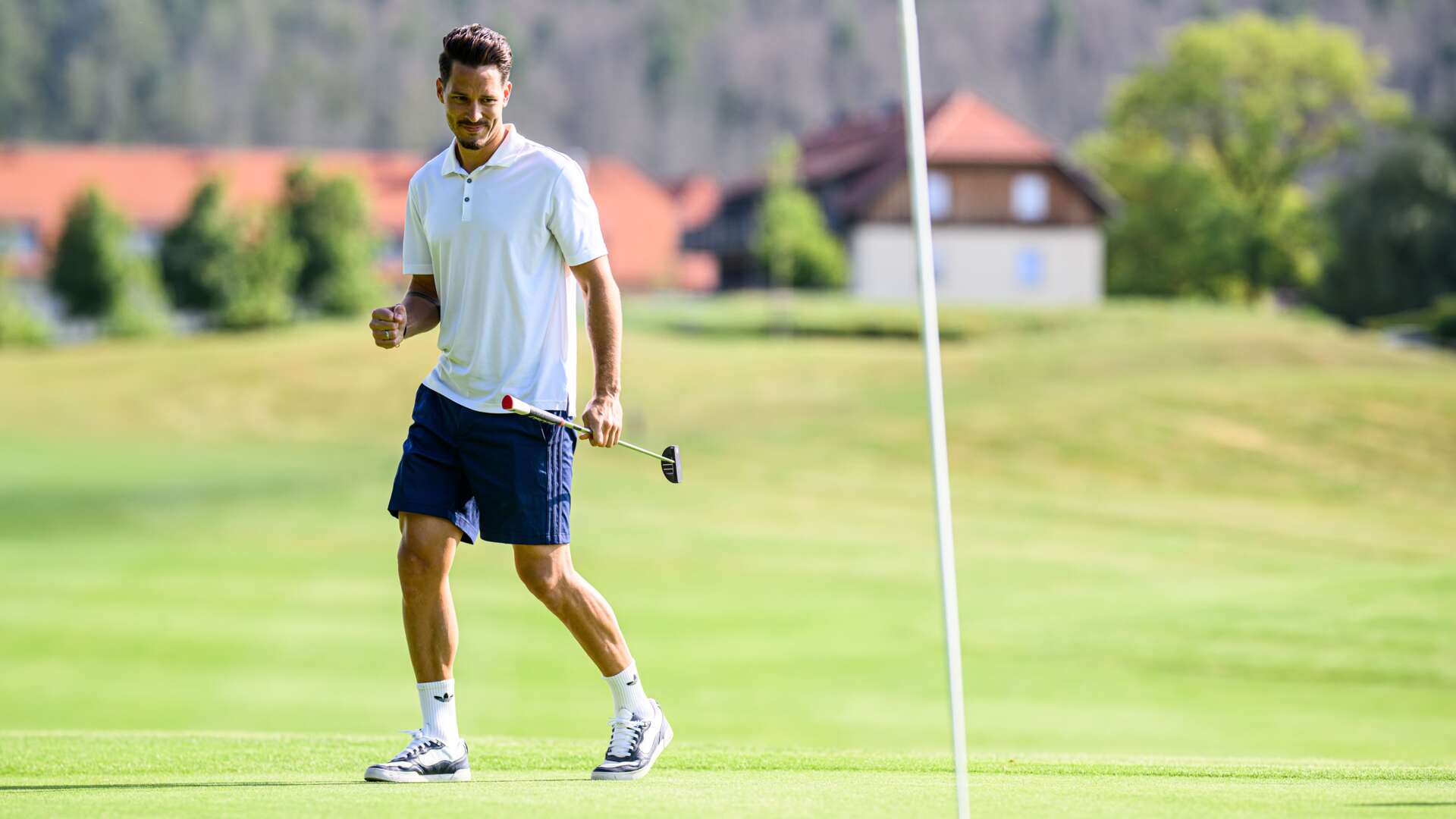 Janis Blaswich beim Golf