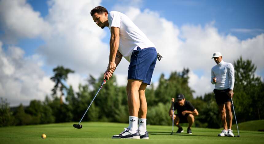 Janis Blaswich und Co. beim Golf