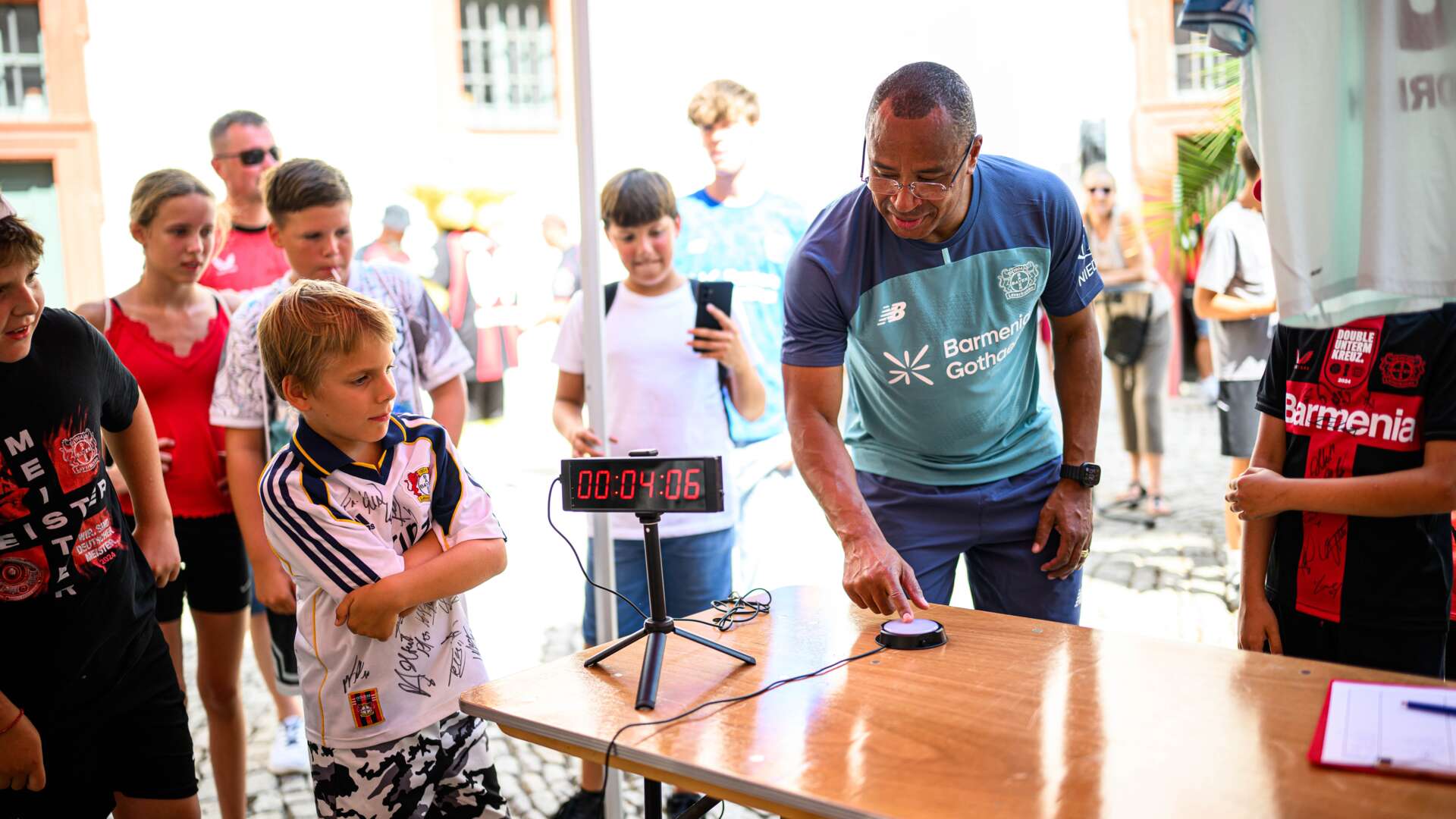 Fan-Treff im Schloss Blankenhain im Trainingslager im Weimarer Land