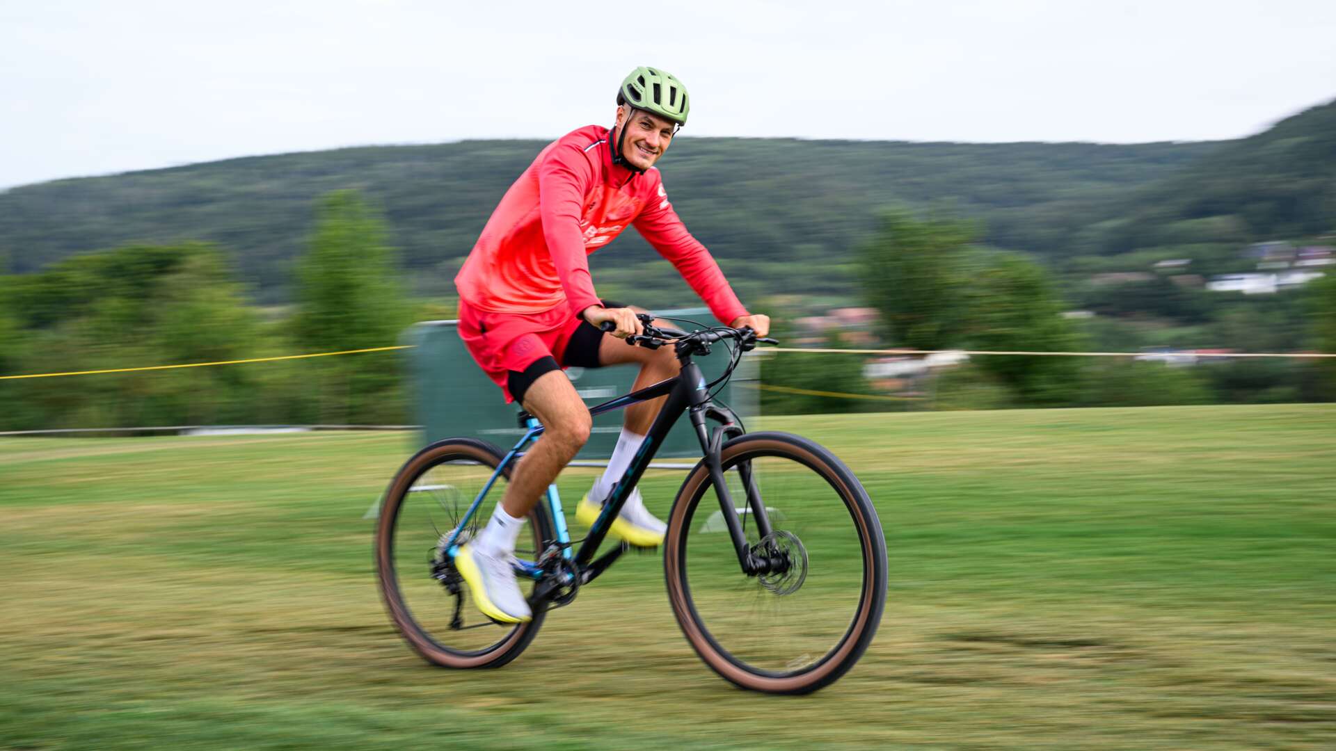 Patrik Schick im Trainingslager im Weimarer Land