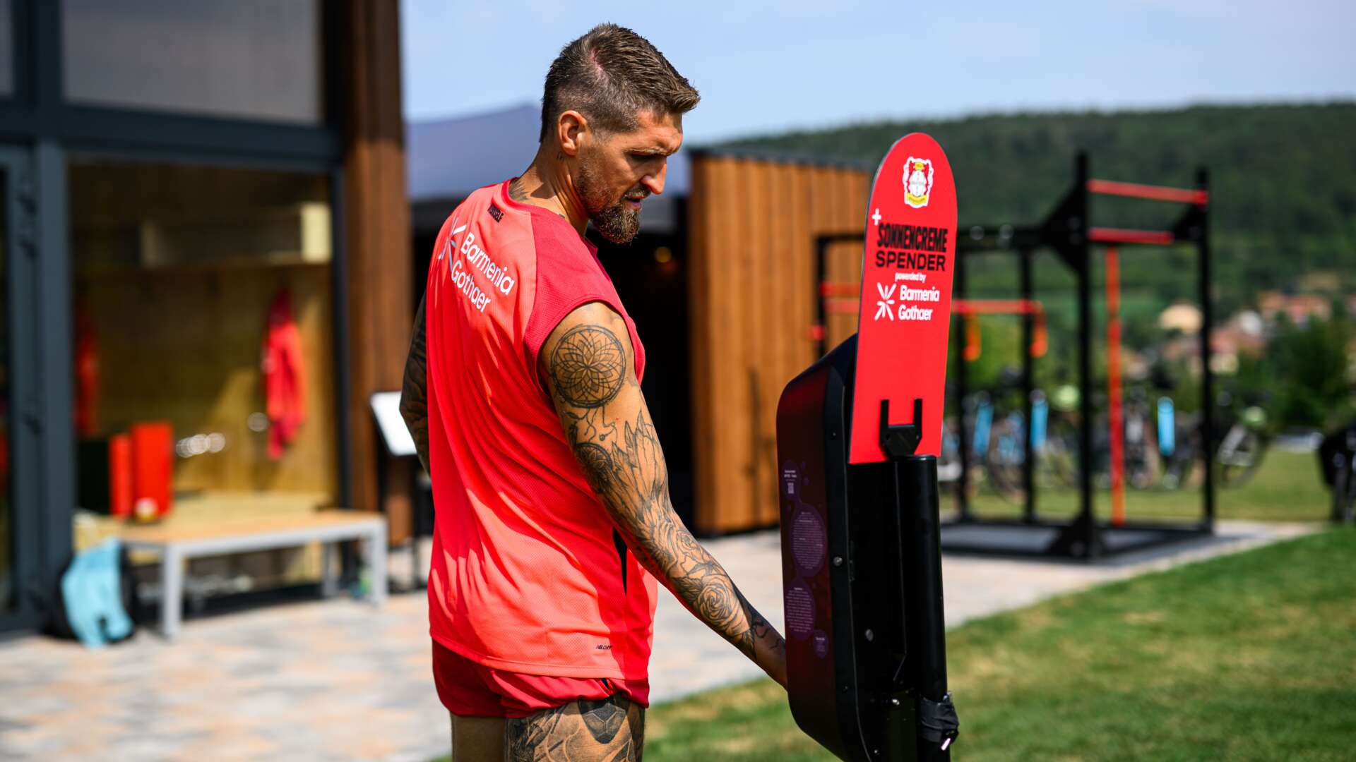 Robert Andrich im Trainingslager im Weimarer Land