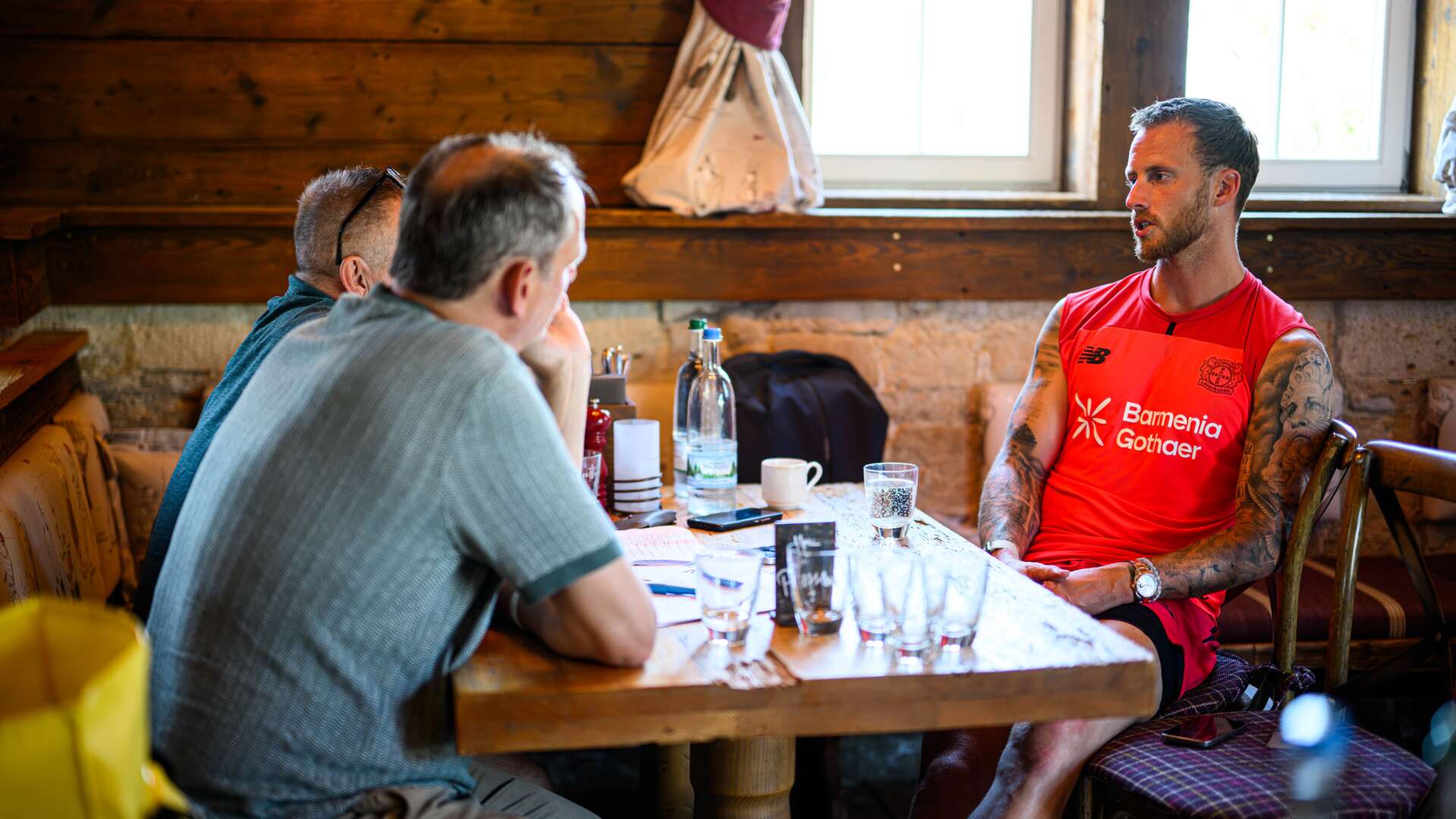 Mark Flekken im Trainingslager im Weimarer Land
