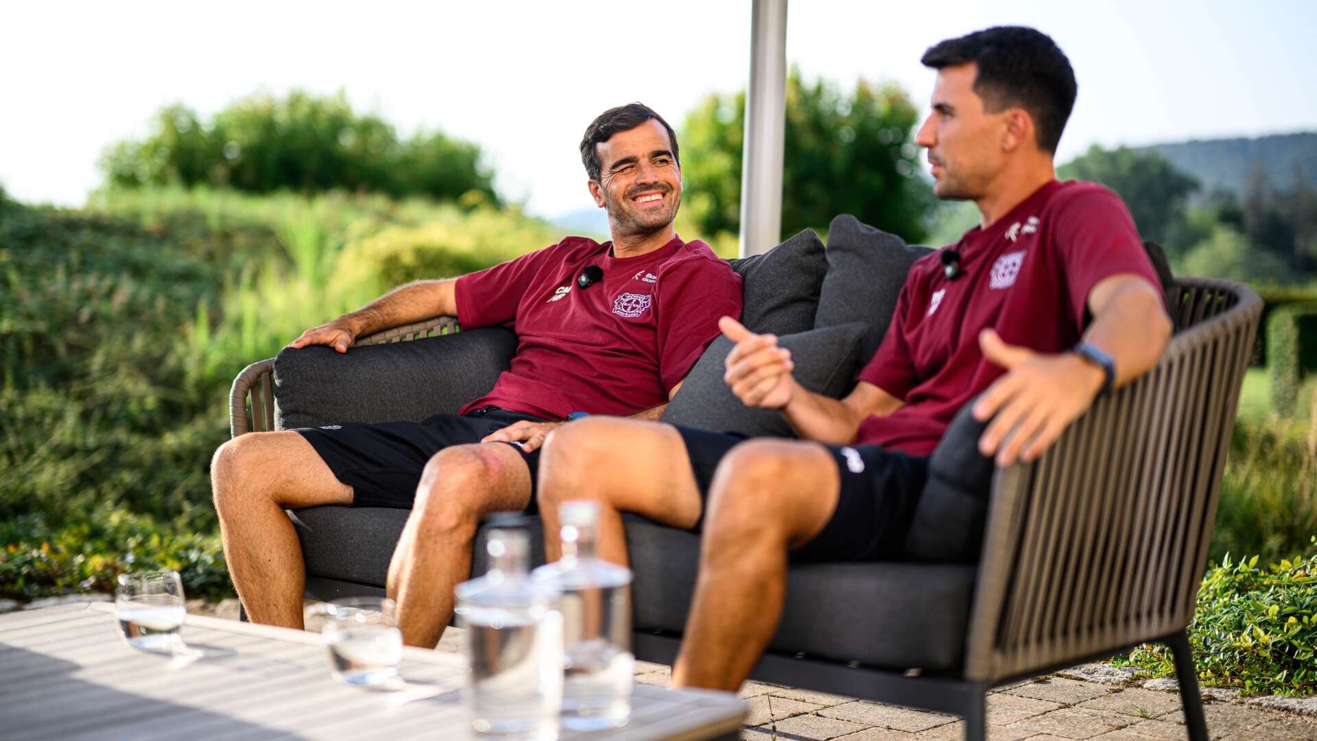 Carles Martínez und Pol García im Doppel-Interview mit Werkself-TV