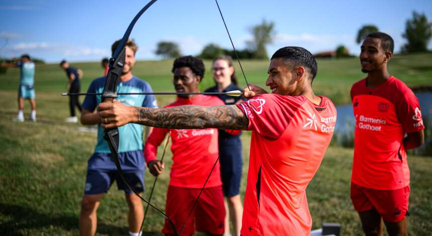 Teamevent im Trainingslager im Weimarer Land