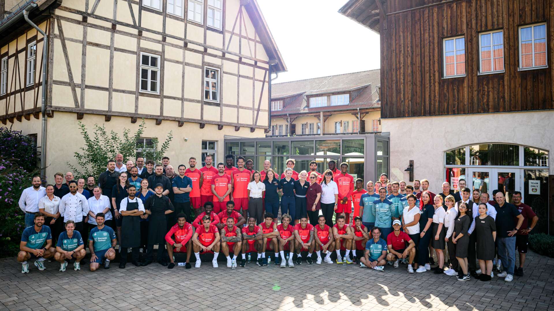 Abschlussfoto im Trainingslager im Weimarer Land
