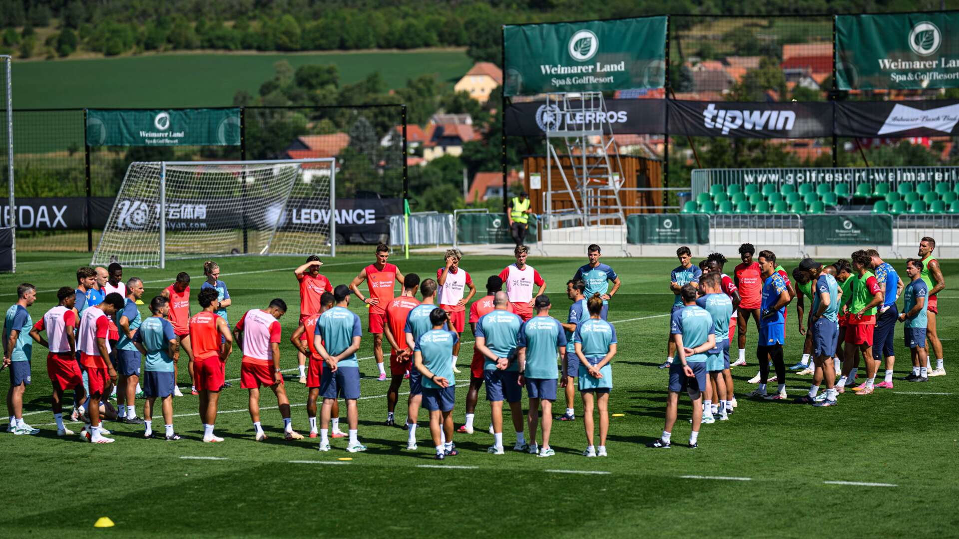 Abschlusstraining im Trainingslager im Weimarer Land