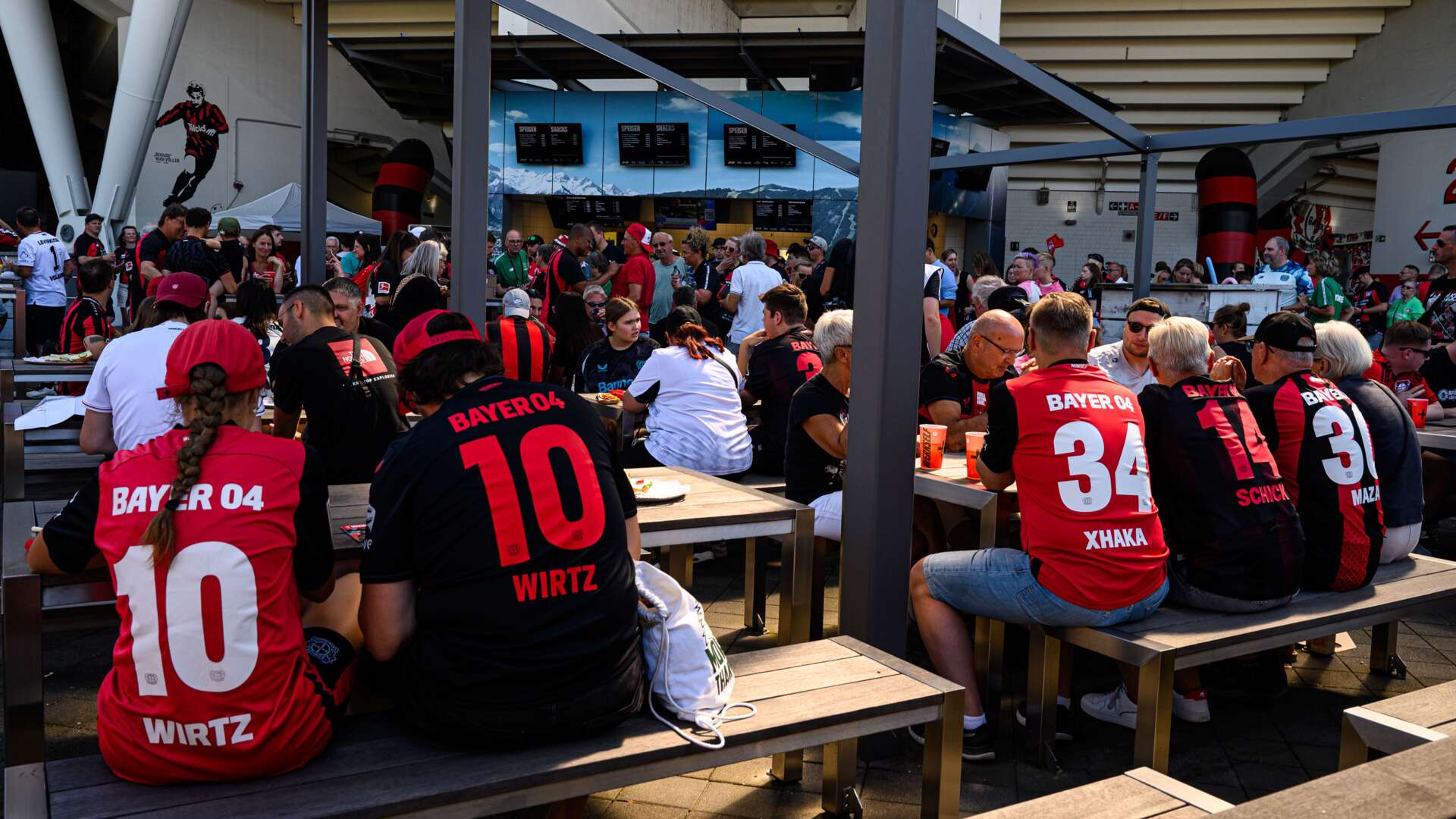Legendenbrunch im Biergarten