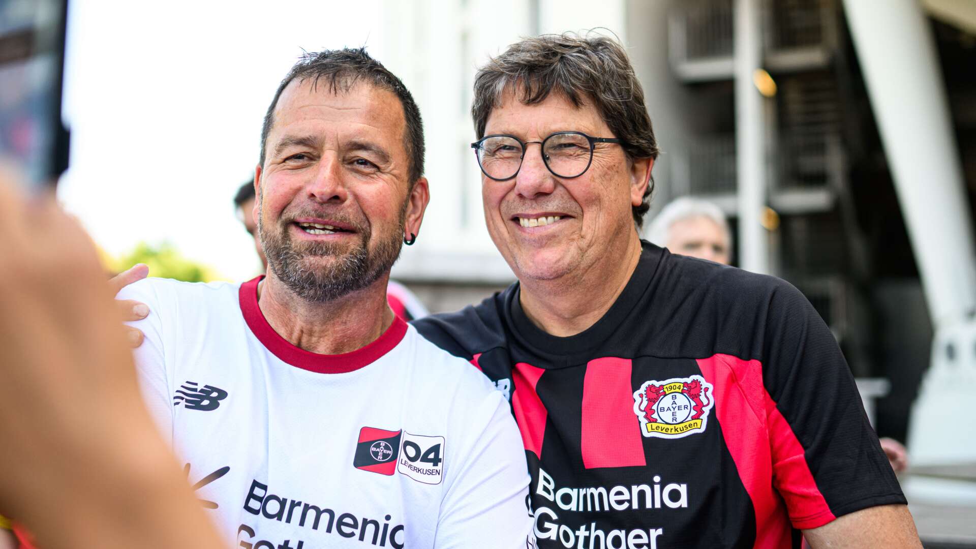Rüdiger Vollborn mit Fan