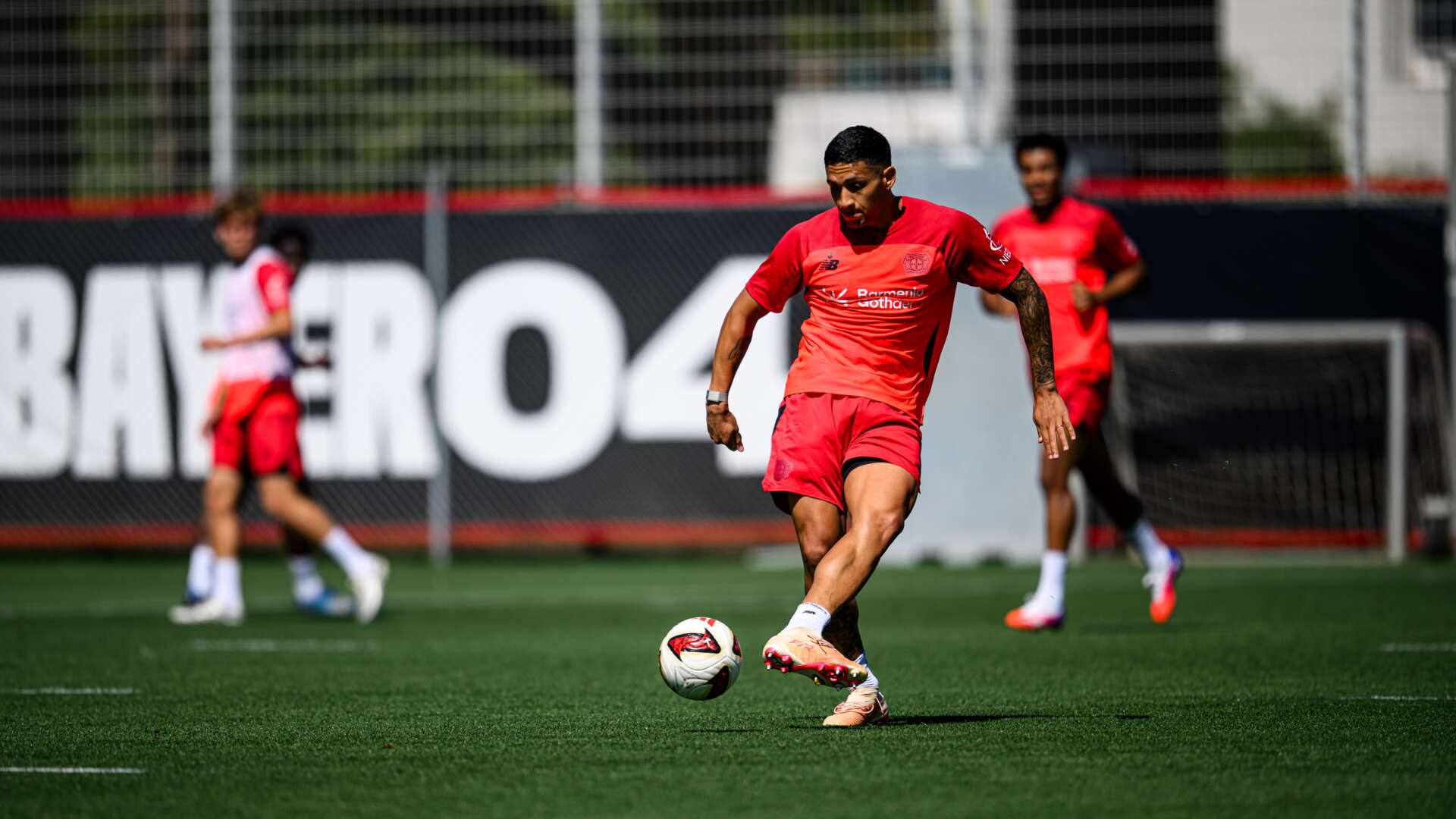 Ezequiel Fernández im Training