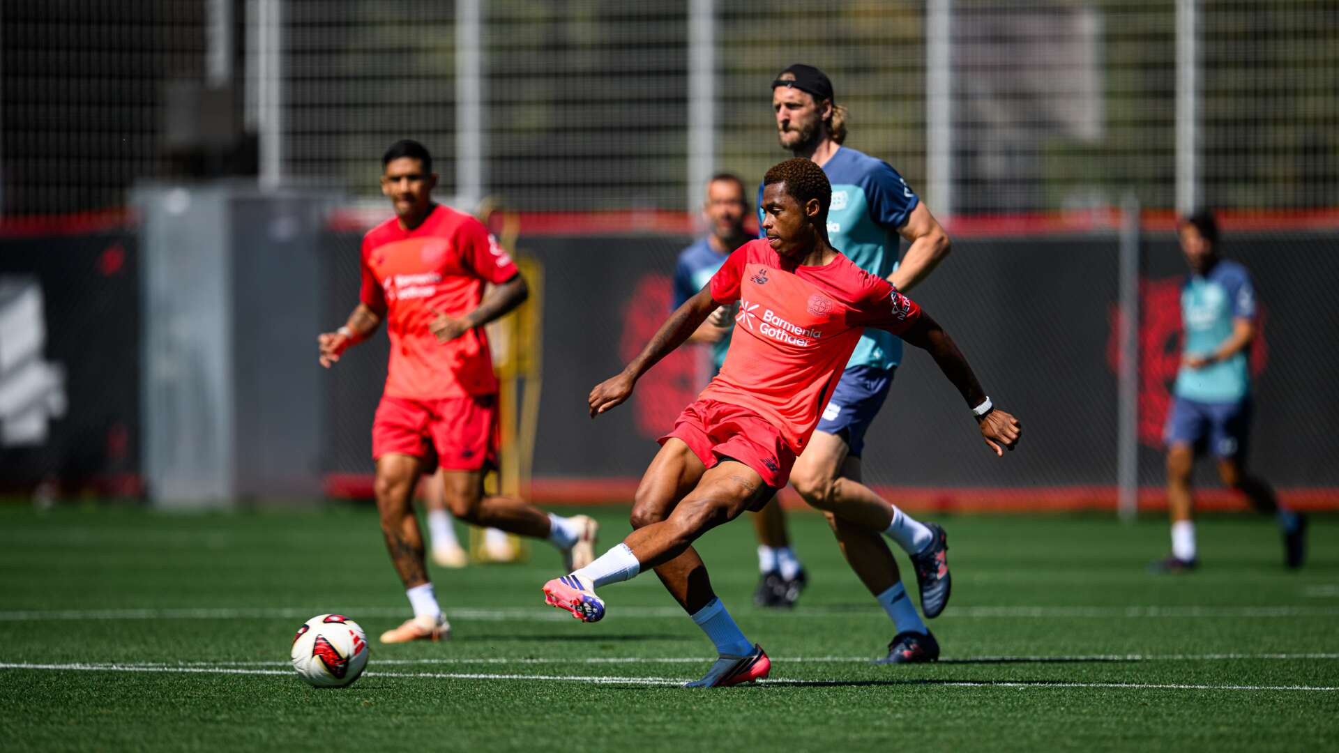 Jeanuel Belocian im Training