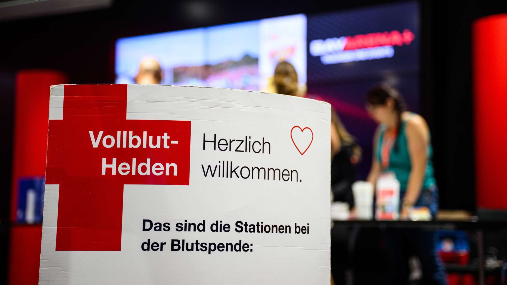 Blutspende in der BayArena