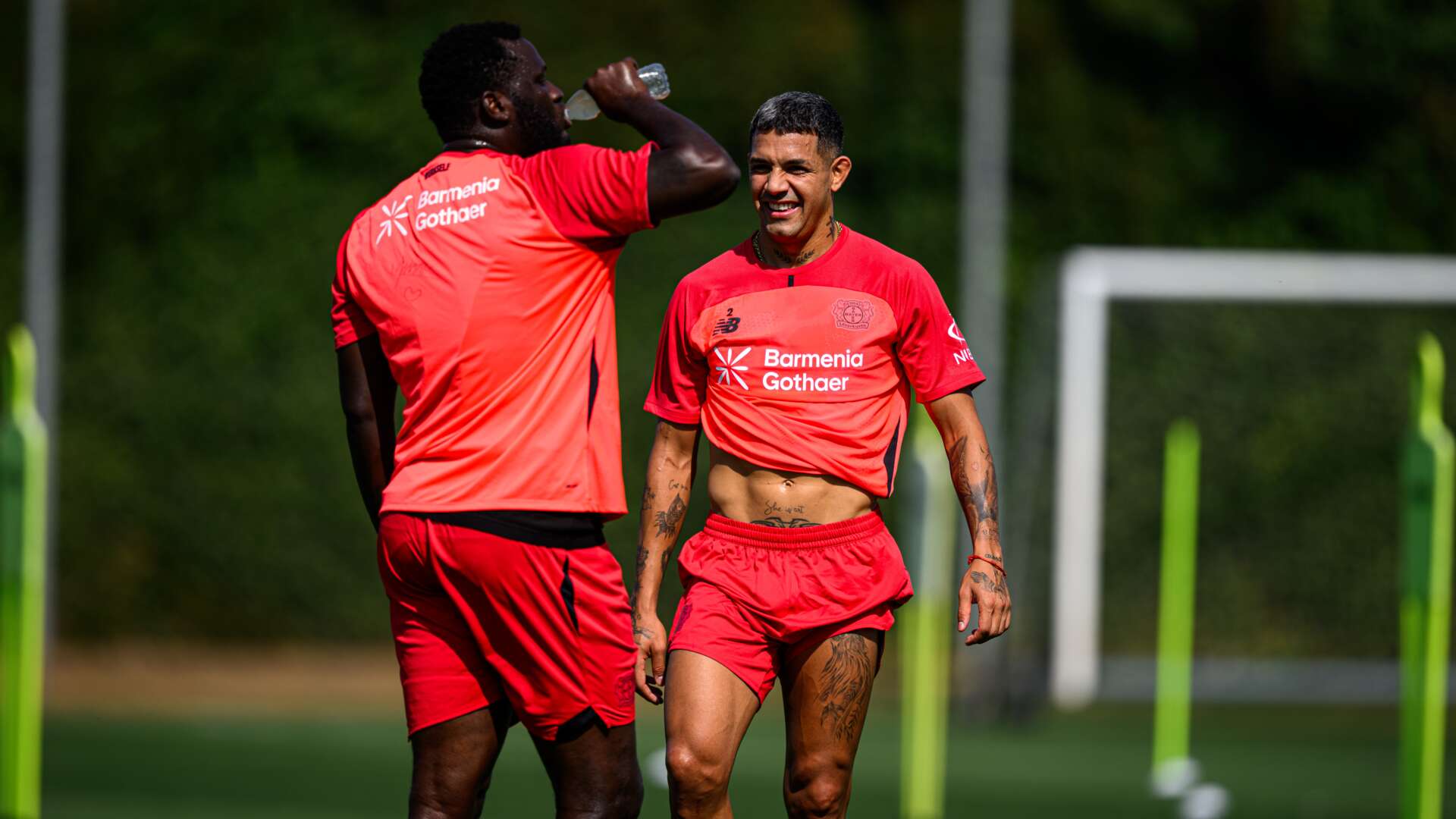 Facundo Medina im Training in Nottingham