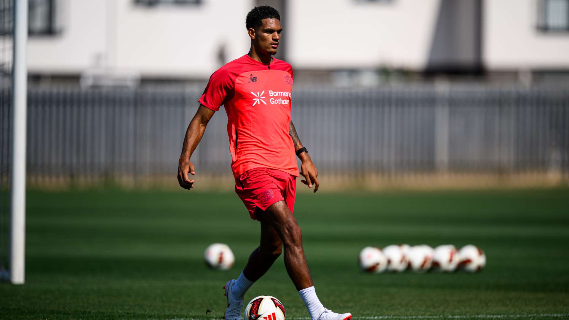 Jarell Quansah im Training in Nottingham