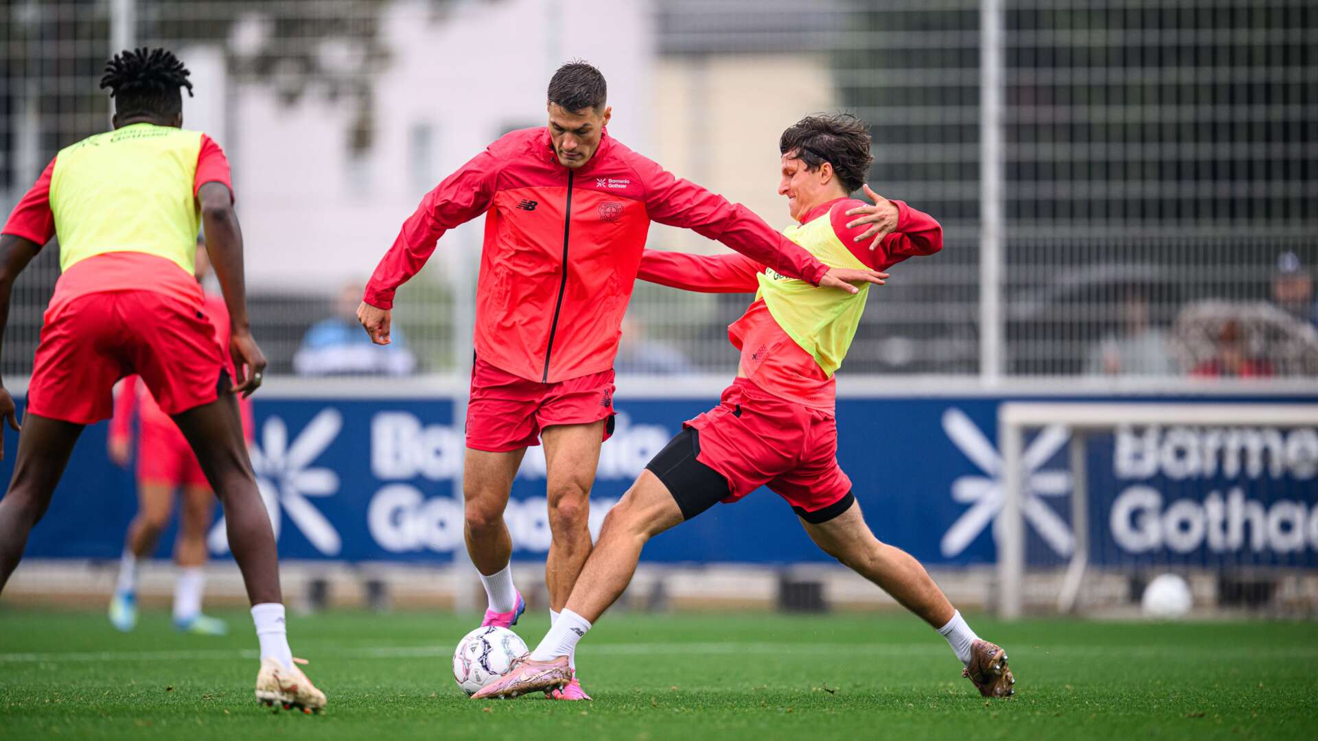 Patrik Schick und Tim Oermann im Training