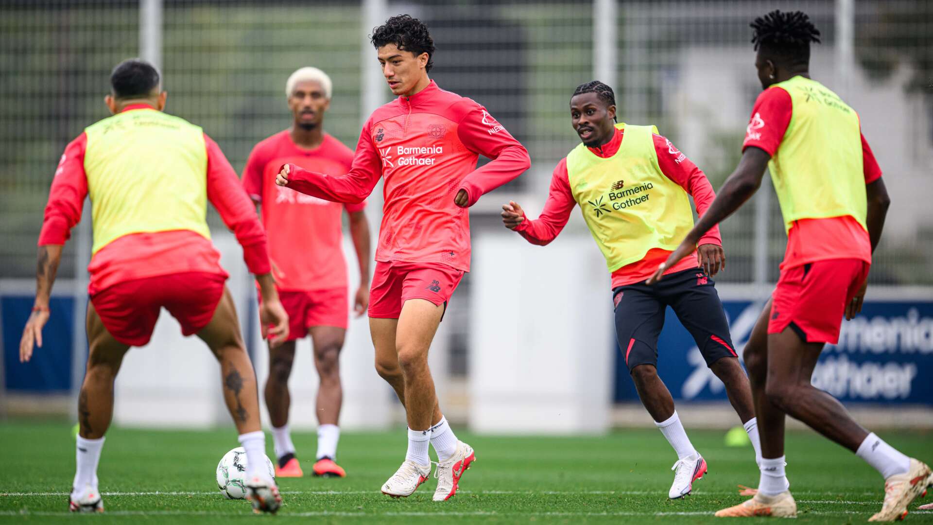 Ibrahim Maza und Co. im Training