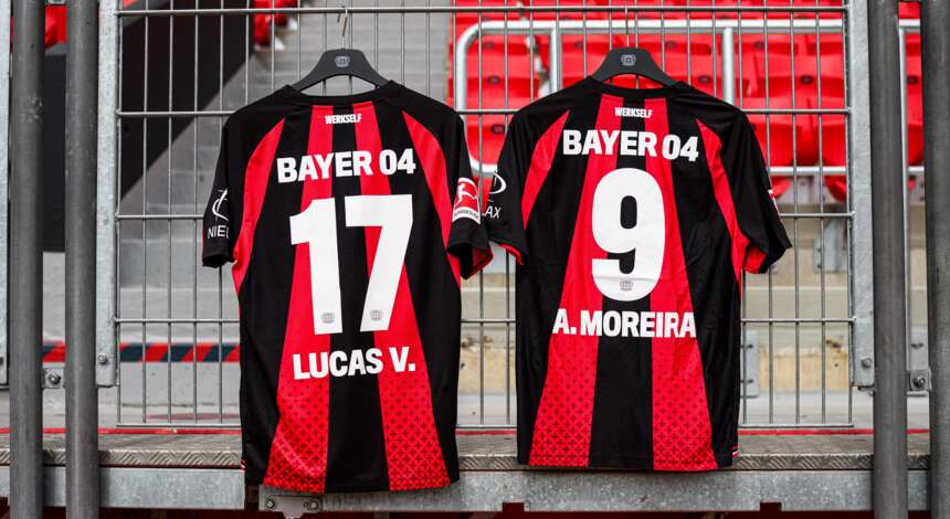 Die Trikots von Lucas Vázquez und Afonso Moreira
