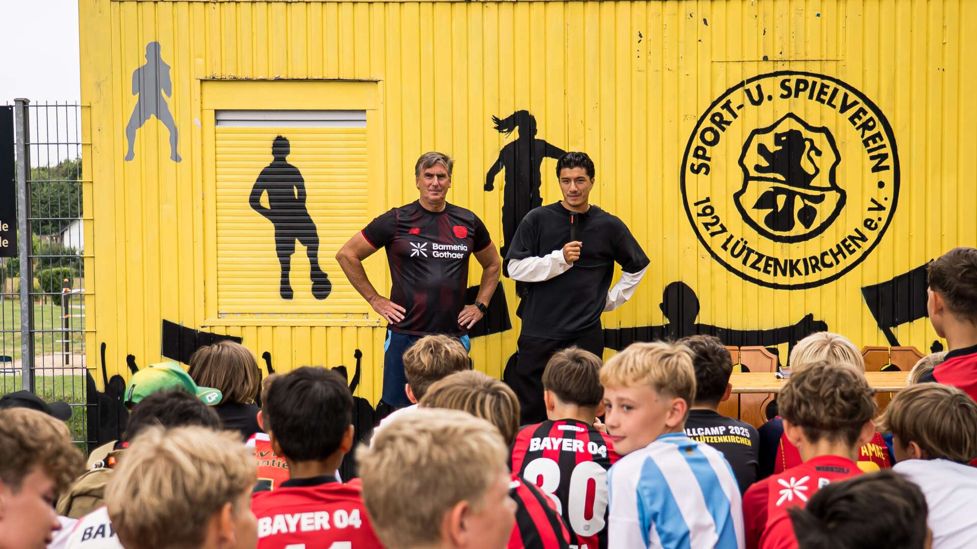 Ibrahim Maza bei der Fußballschule Birkenberg