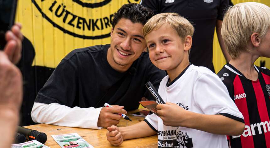Ibrahim Maza bei der Fußballschule Birkenberg
