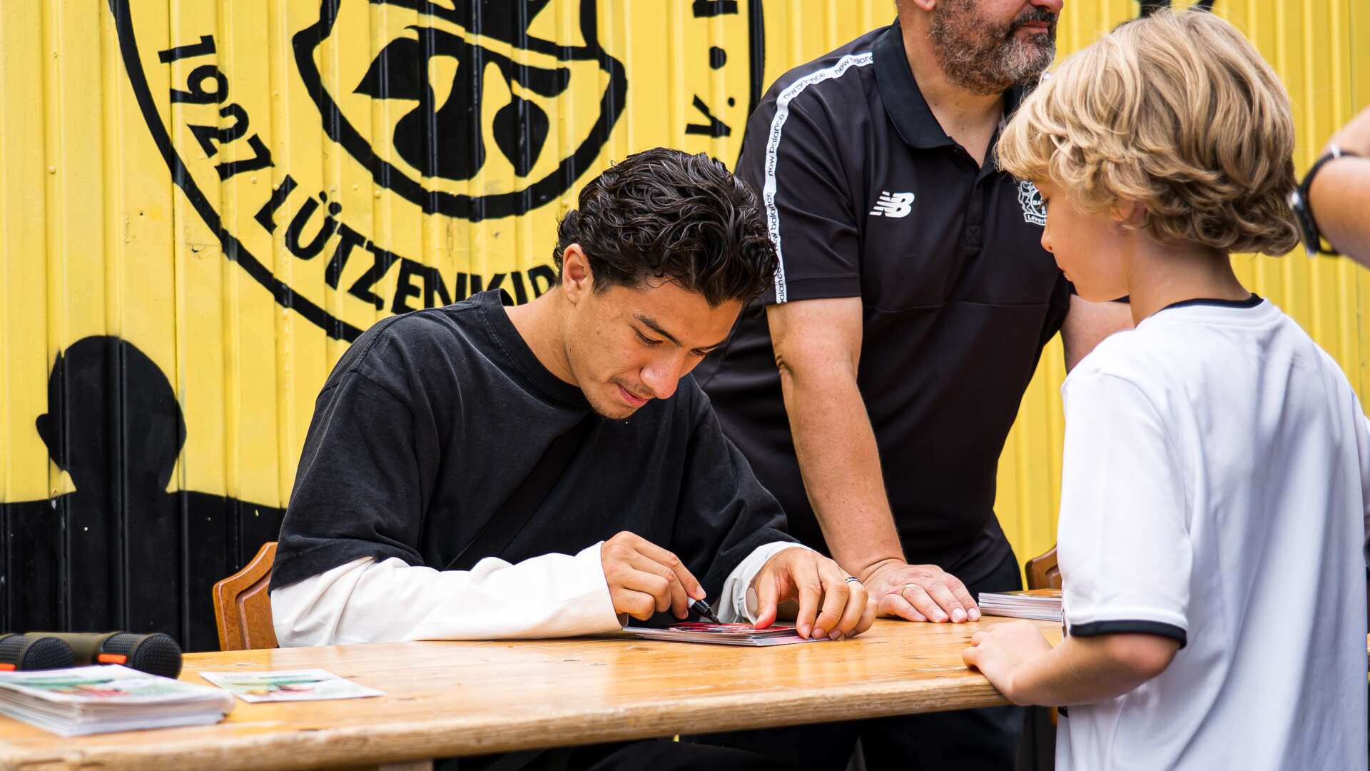 Ibrahim Maza bei der Fußballschule Birkenberg
