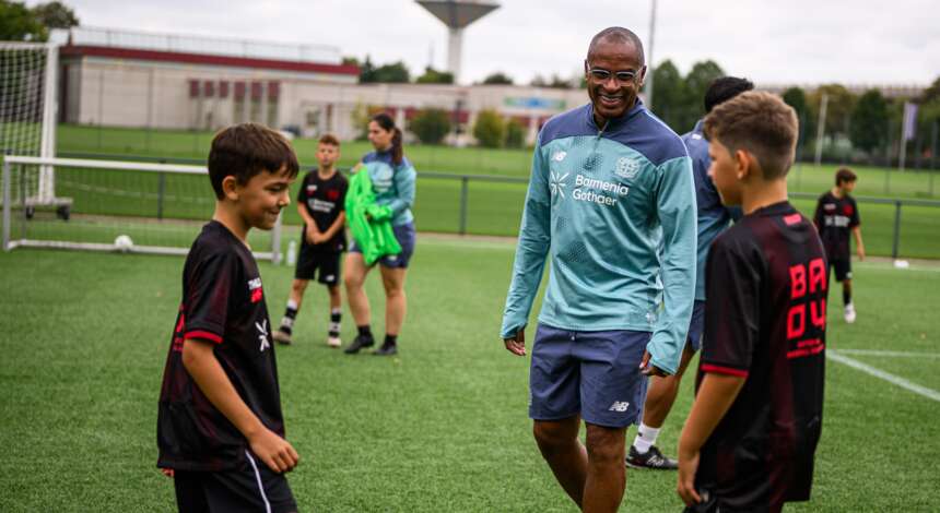 Die Bayer 04 Football Academy São Paulo zu Gast in Leverkusen