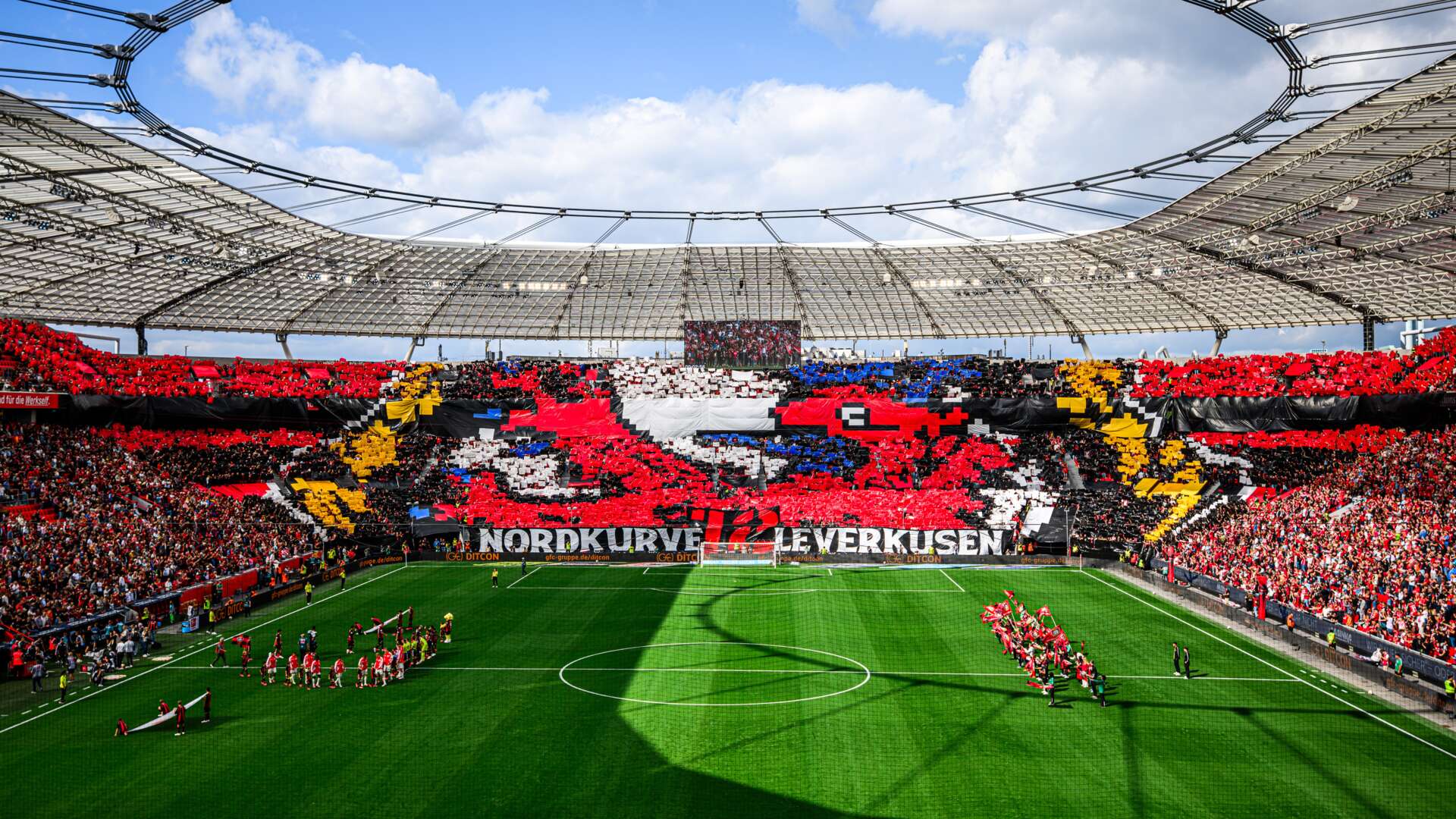 Choreo in der Nordkurve