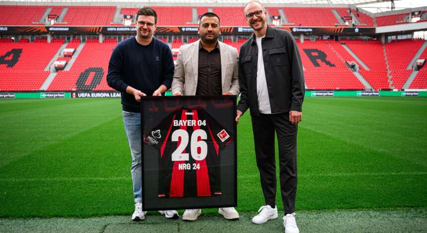 Bayer 04 verlängert mit Sponsor NRG24