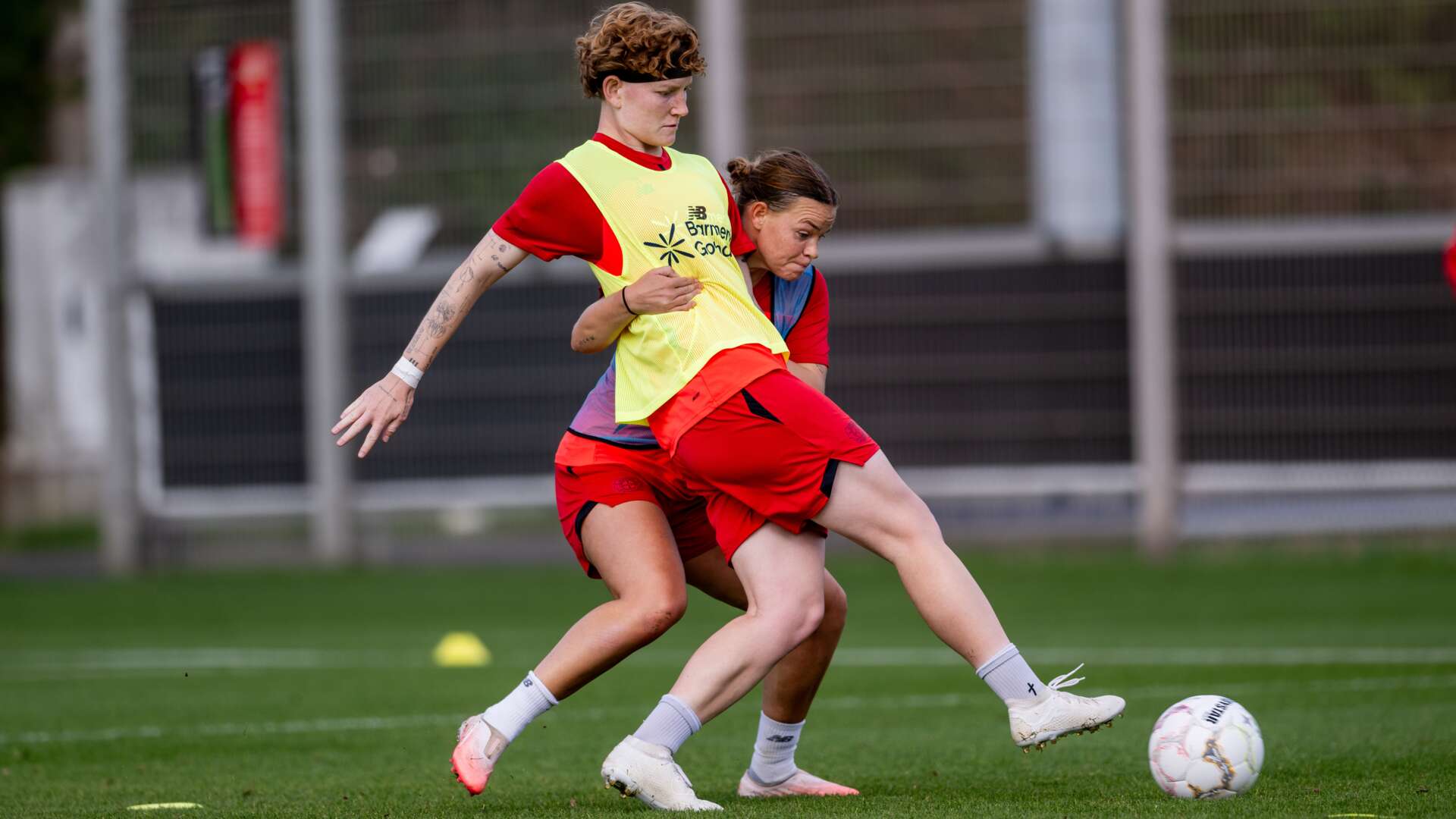 Zweikampf im Training