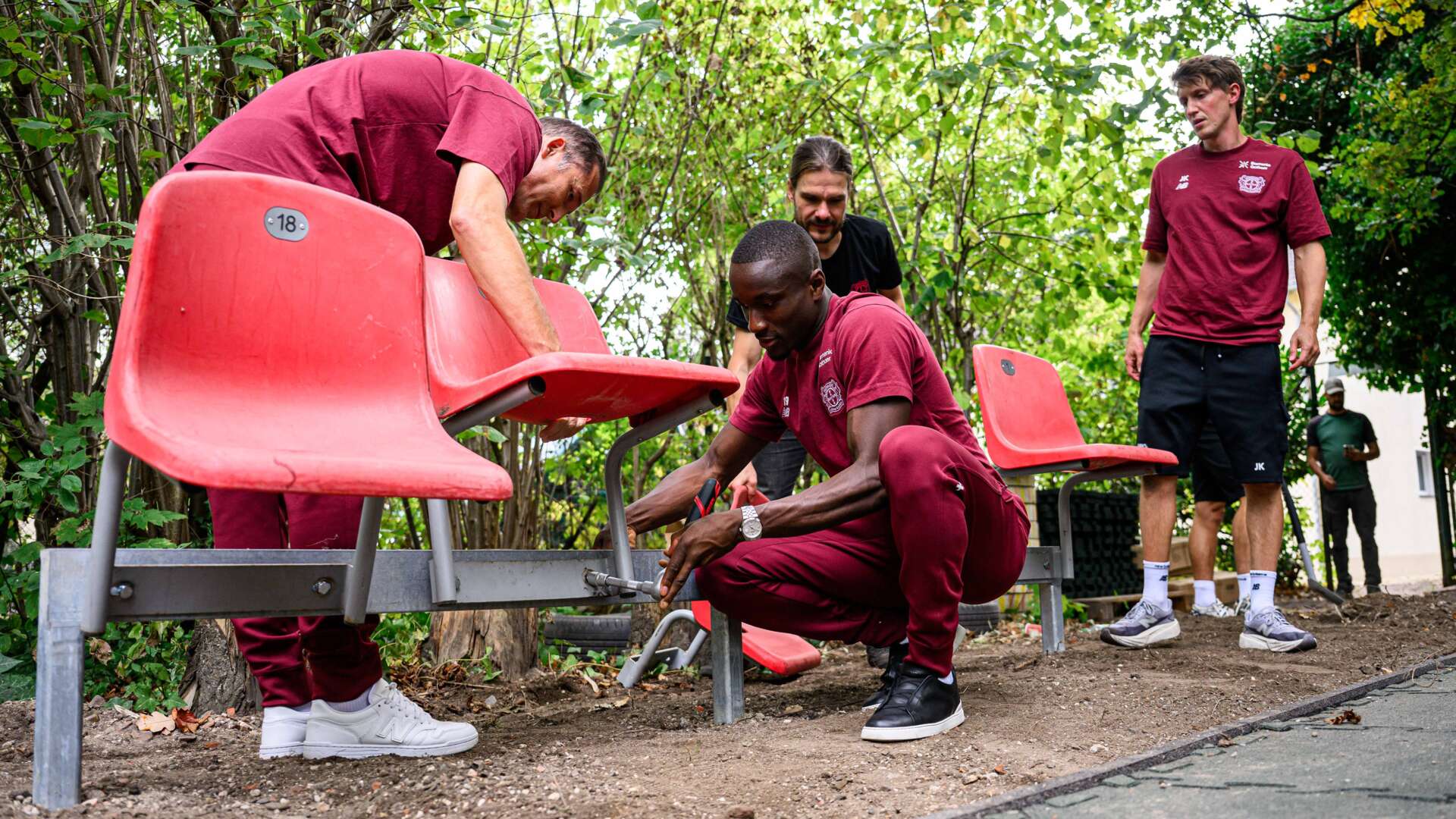 Roberto Pätzold und Moussa Diaby