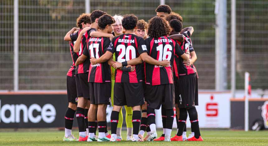Die U17 von Bayer 04