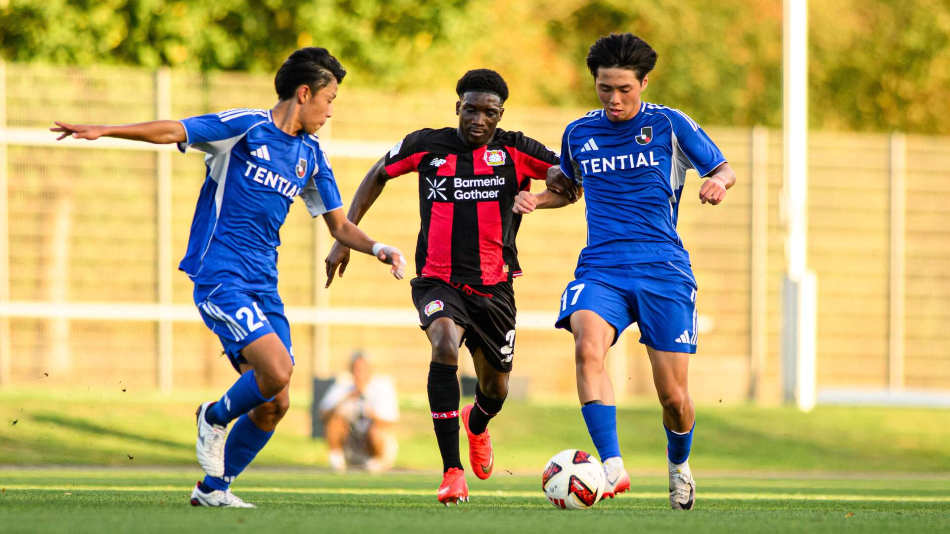 Testspiel der U17 gegen ein japanisches U17-Auswahlteam