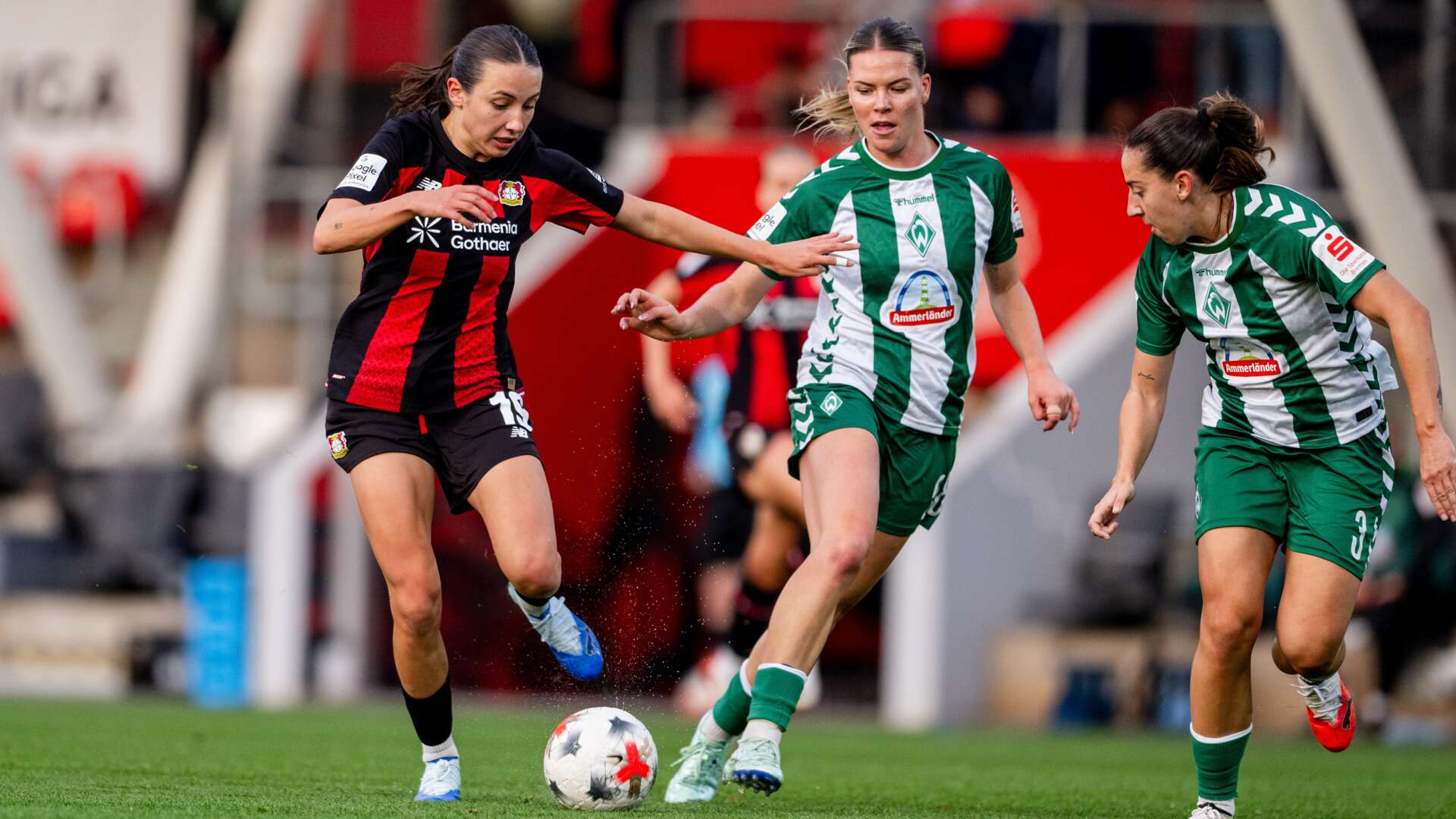 Leverkusen am Ball