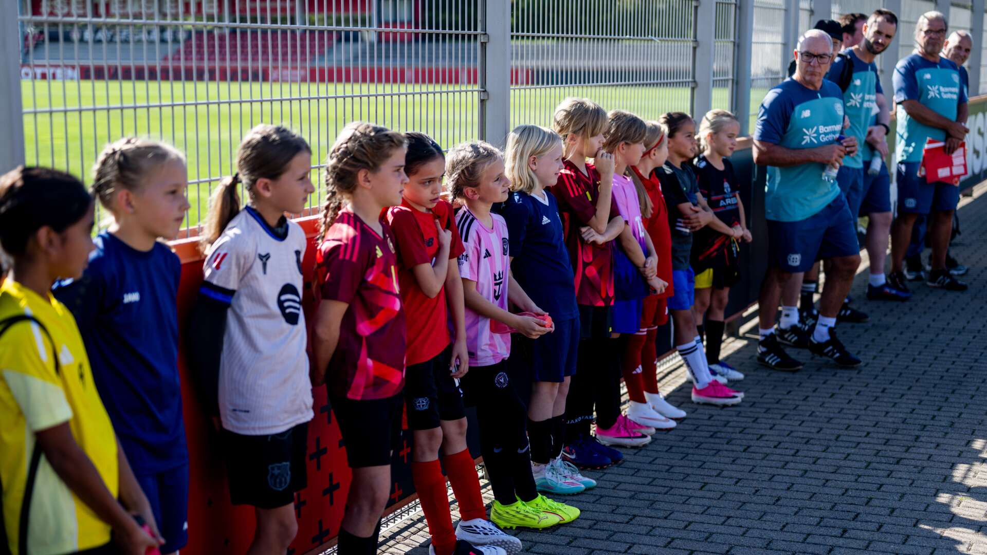 Kinder vor dem Sichtungstraining