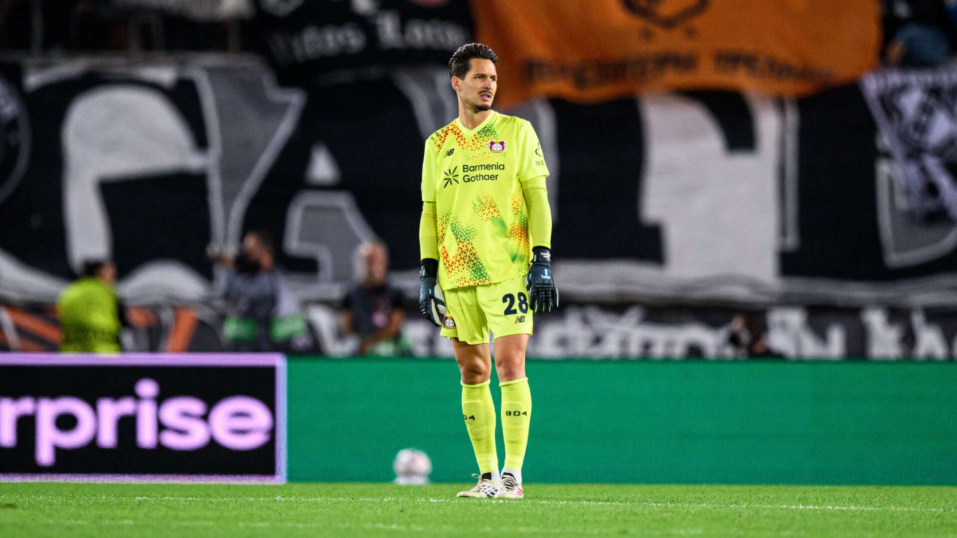 Janis Blaswich bei seinem Europa-League-Debüt