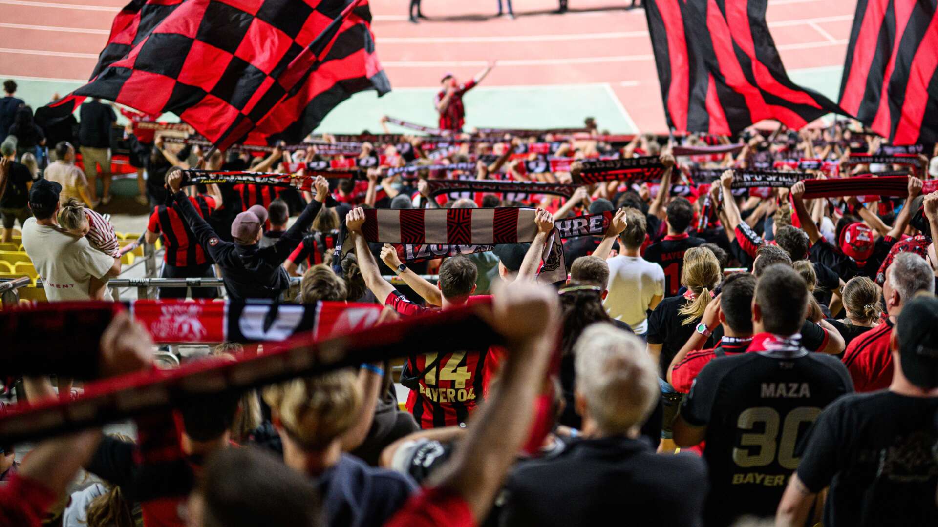 Die Bayer 04-Fans auf Kreta