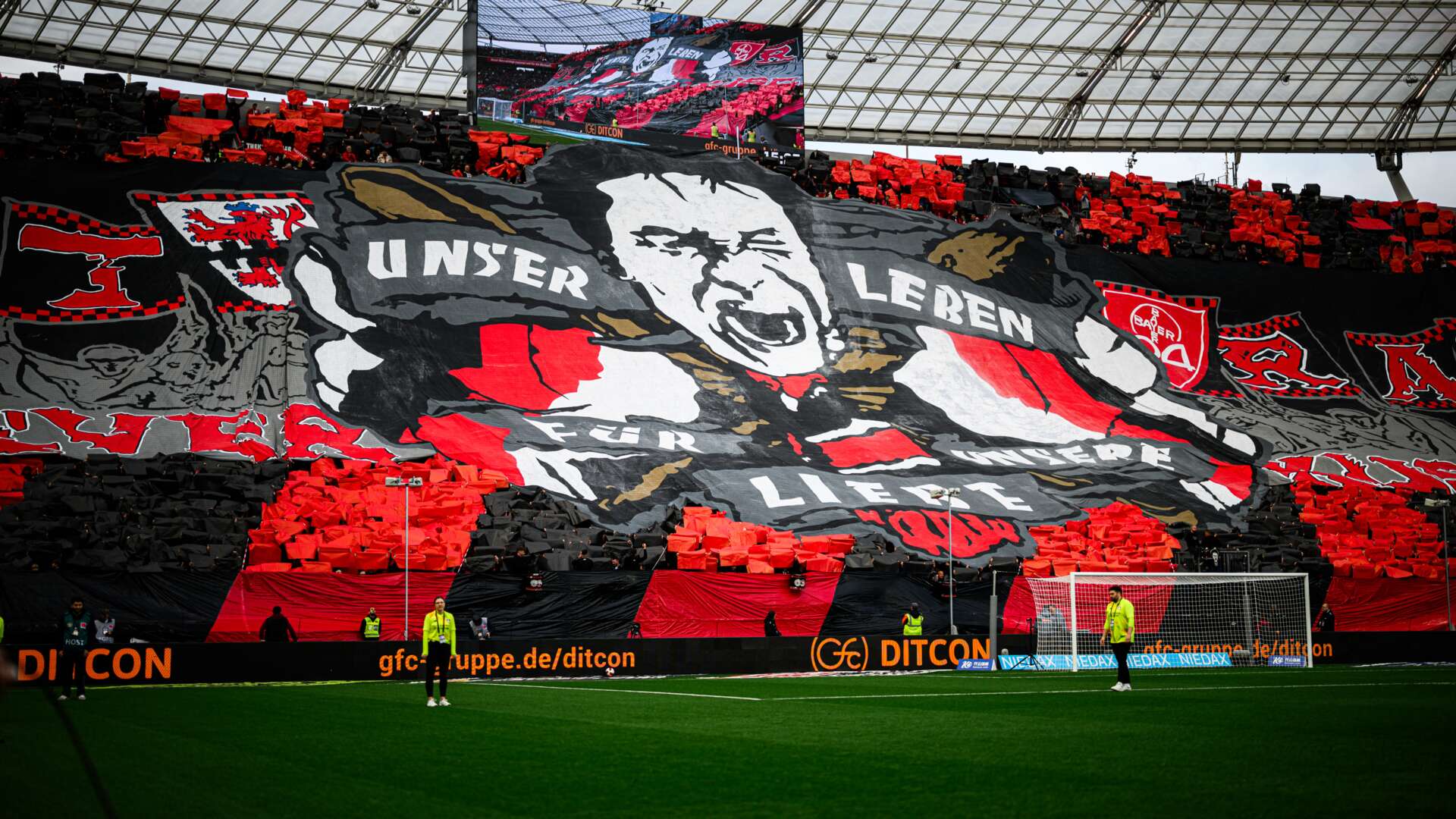Choreo in der Nordkurve