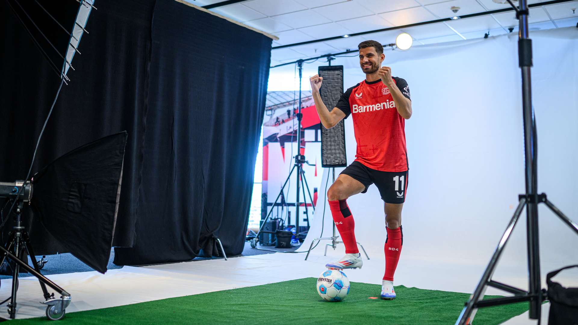 Martin Terrier beim Media Day