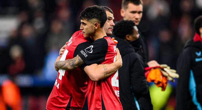 Exequiel Palacios und Granit Xhaka