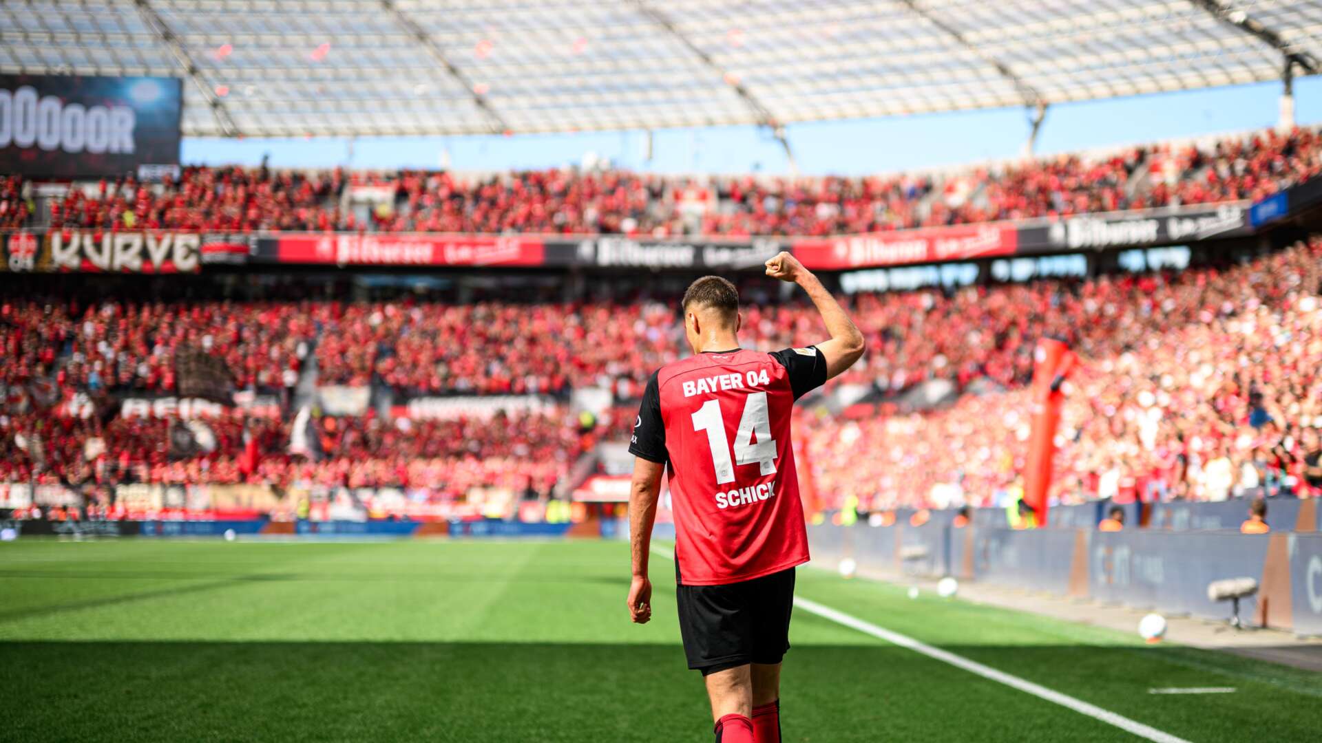 Patrik Schick beim Torjubel