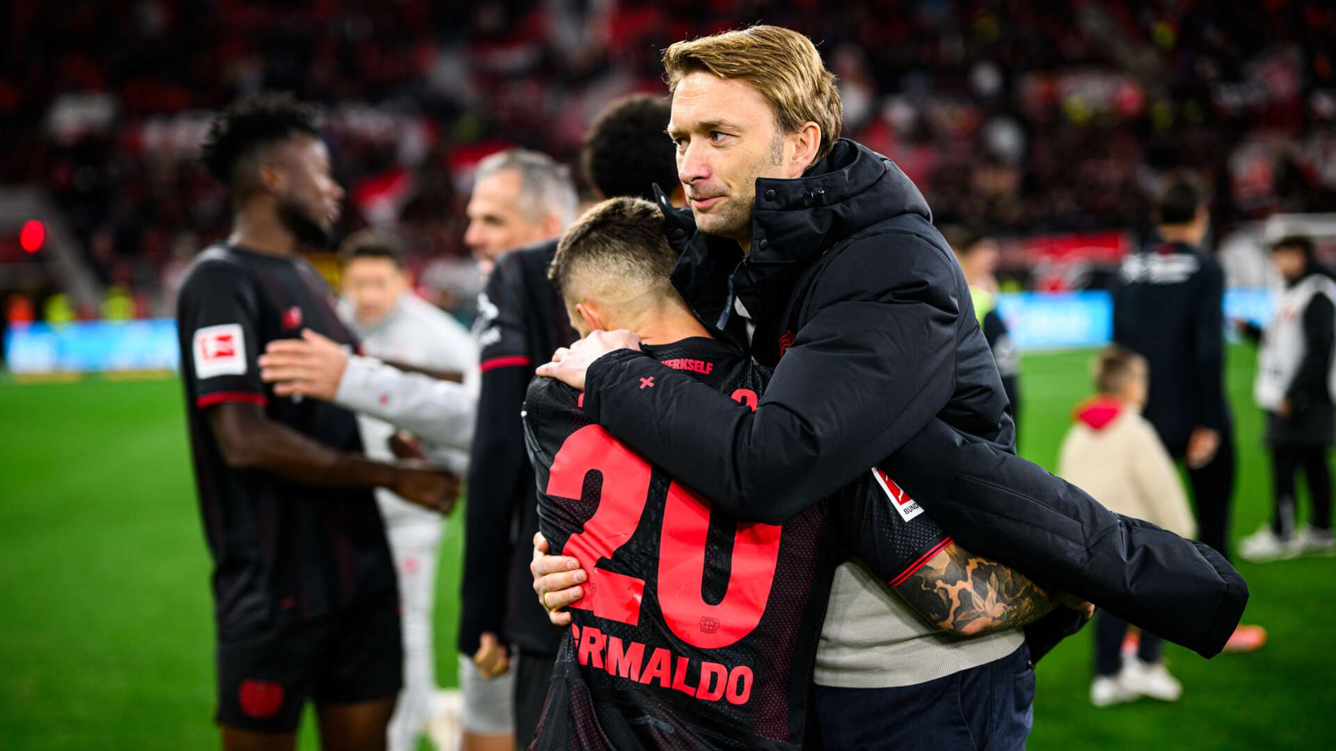 Alejandro Grimaldo und Simon Rolfes