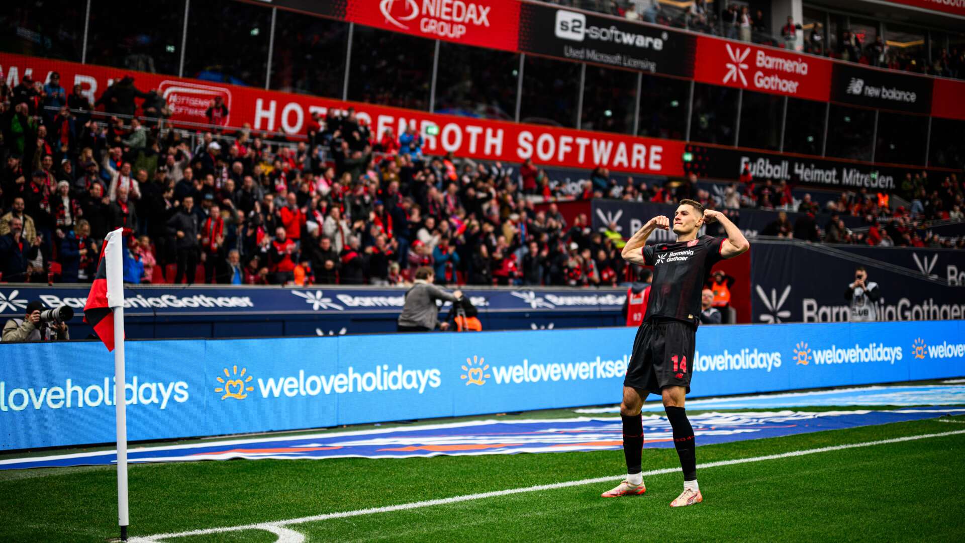 Patrik Schick beim Torjubel