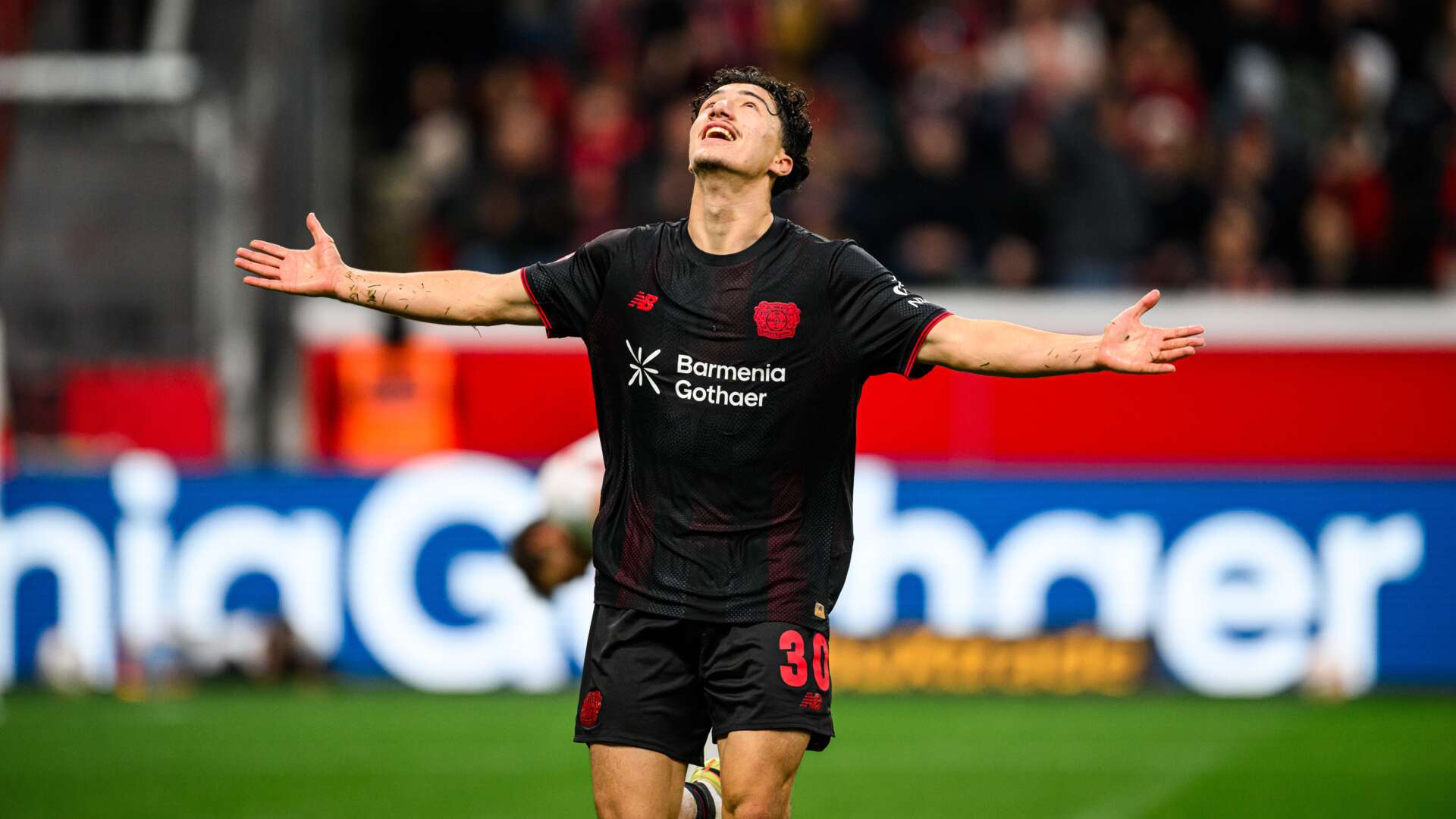 Ibrahim Maza bei seinem Jubel zum 5:0