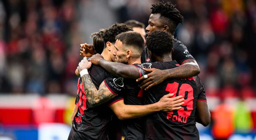 Torjubel bei der Werkself