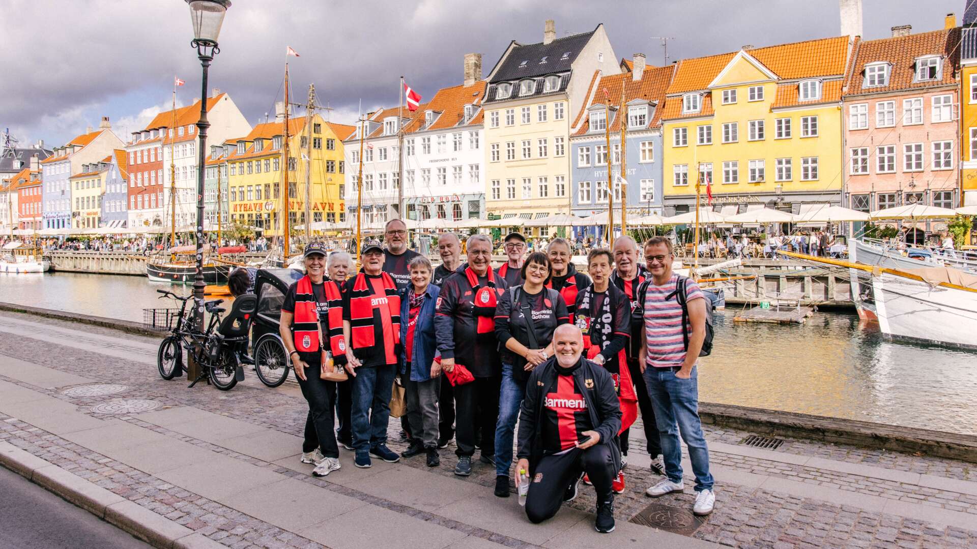 Bayer 04-Fans in Kopenhagen