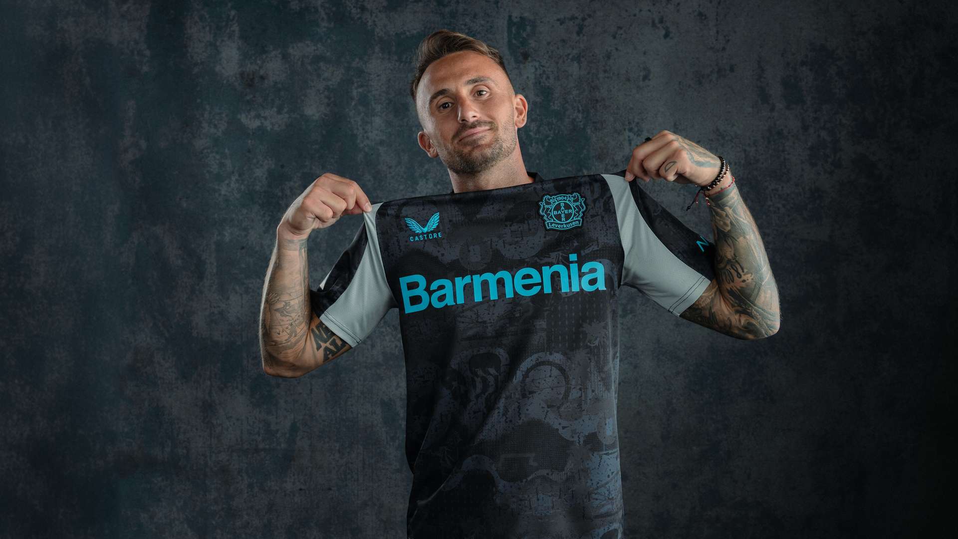 Aleix Garcia im Ausweichtrikot