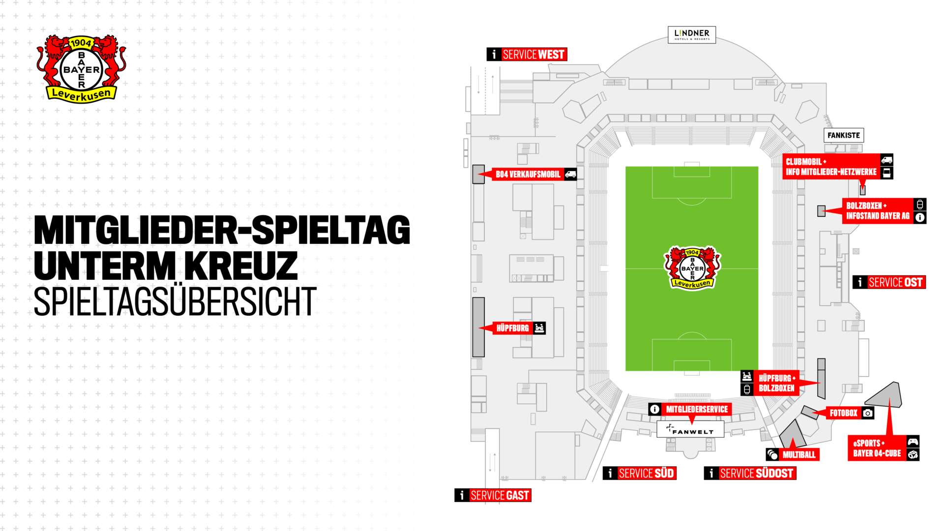 Übersicht Aktionsflächen Mitglieder-Spieltag #B04FCH