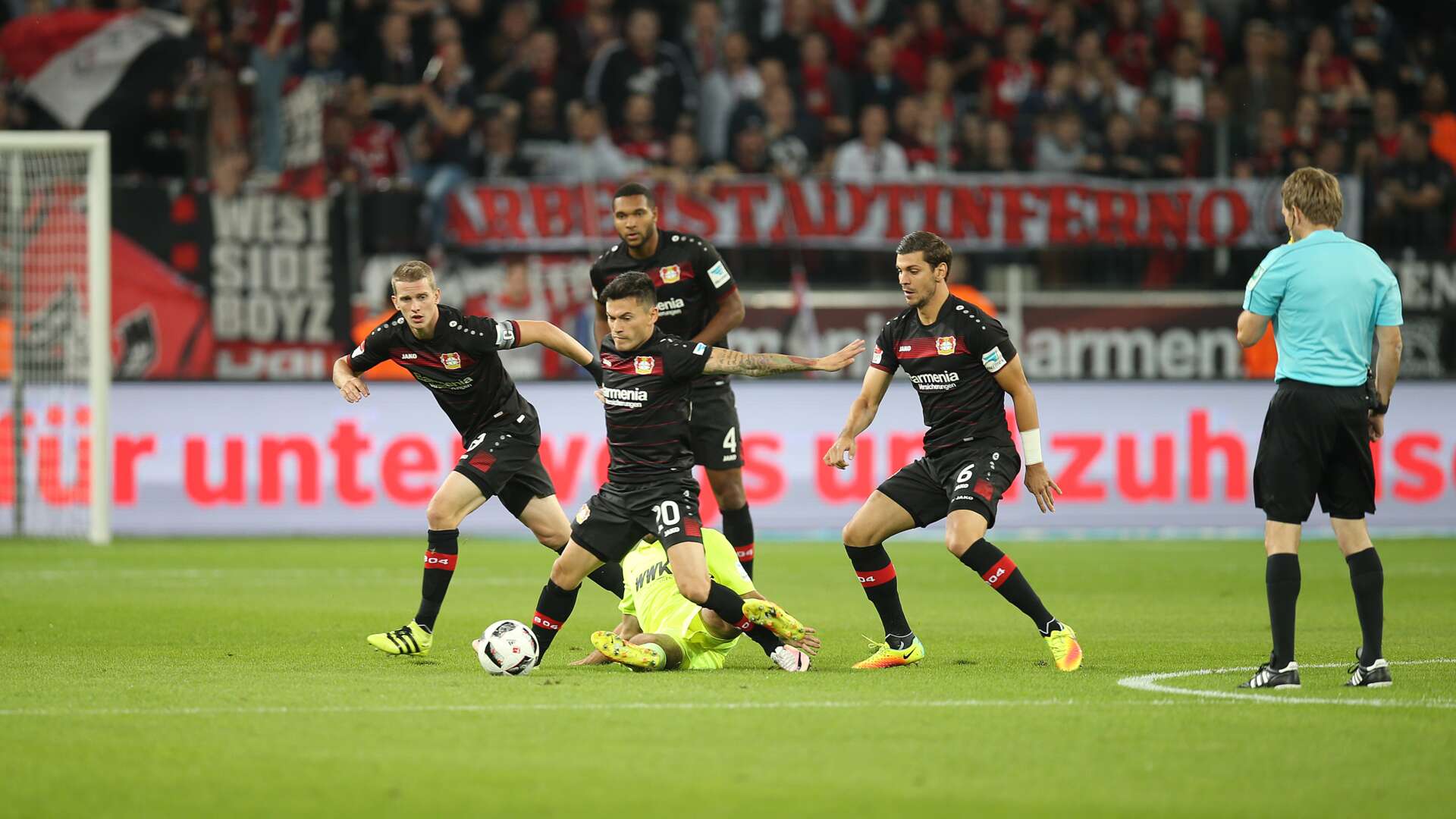 Bender, Aranguiz, Tah, Dragovic