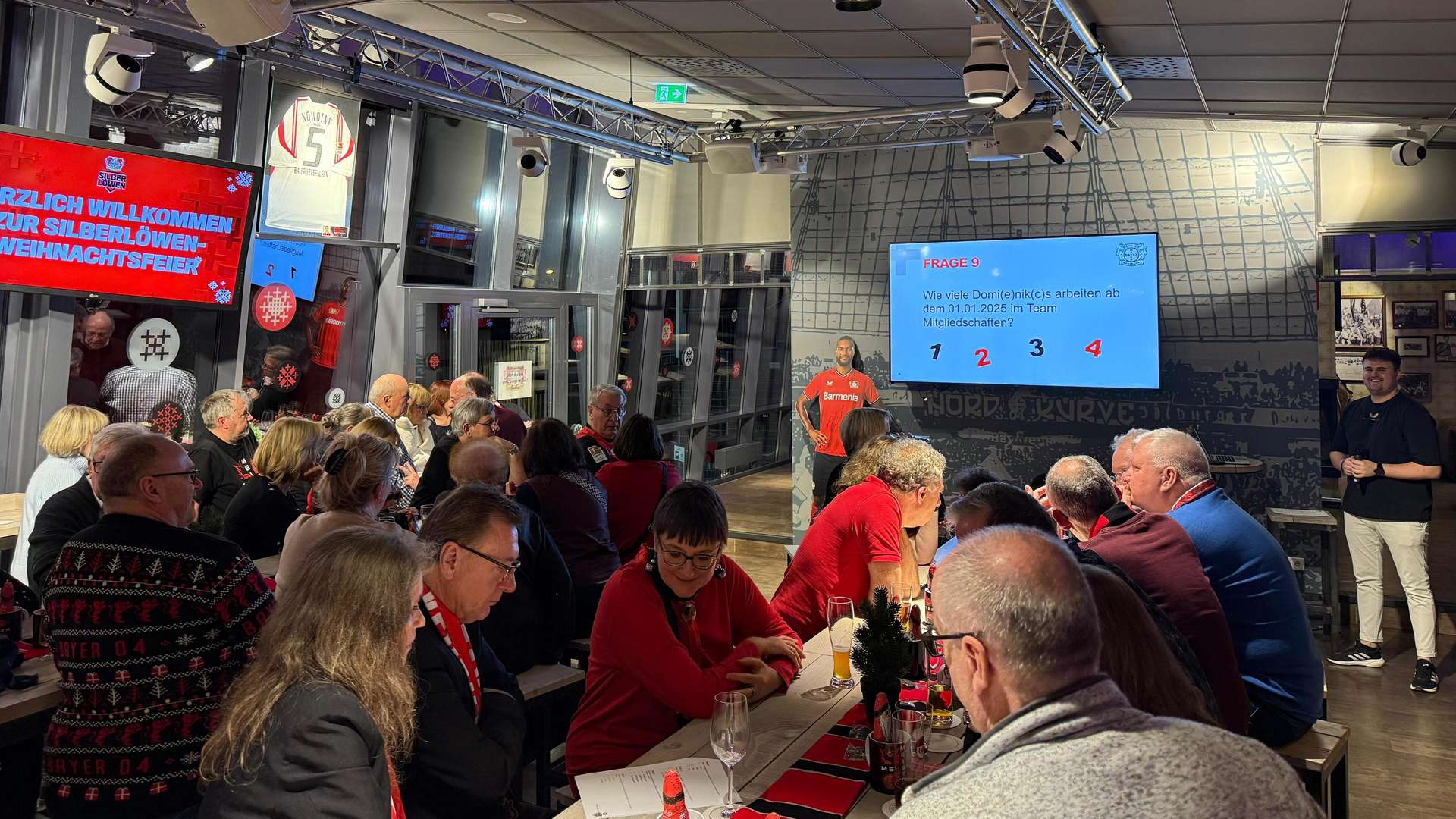 Silberlöwen beim Quiz