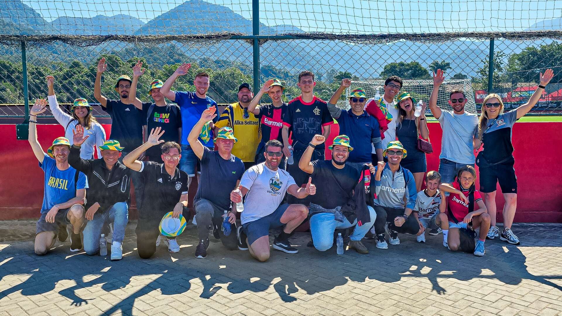 Fans beim Training