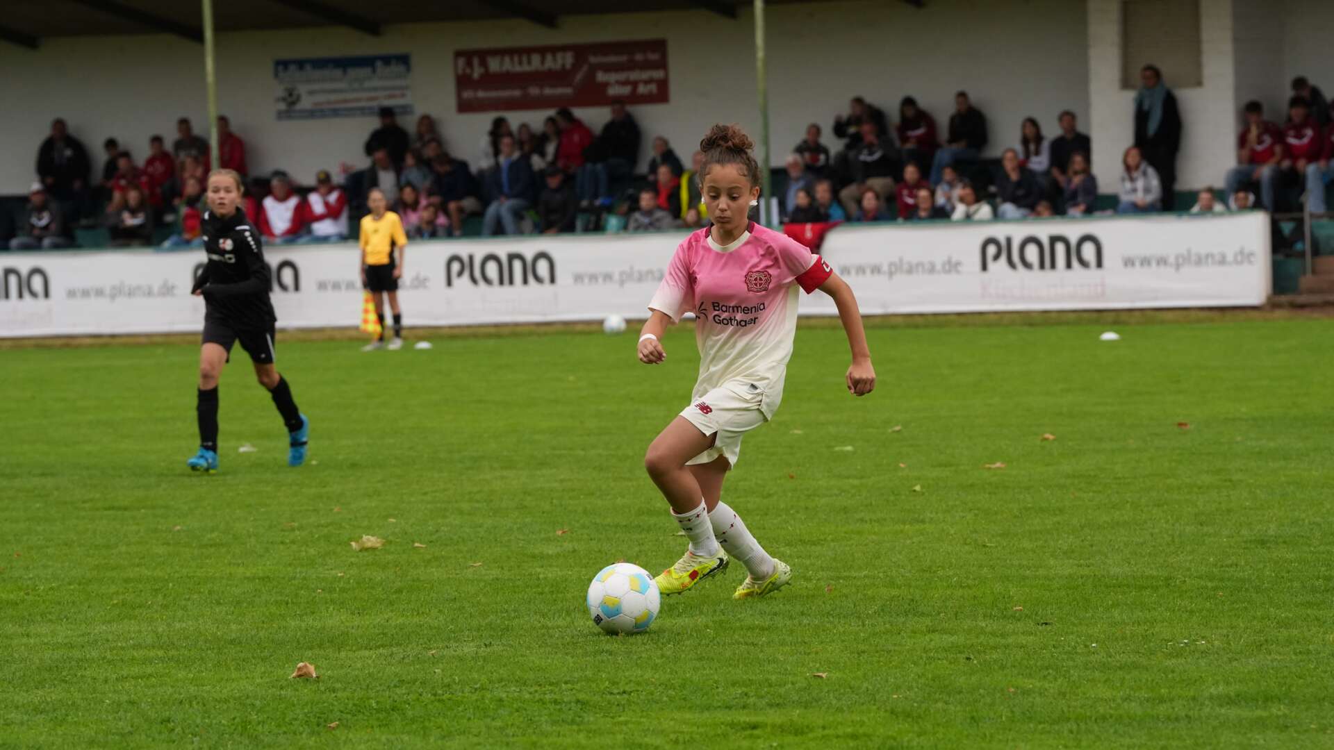Spielerin am Ball
